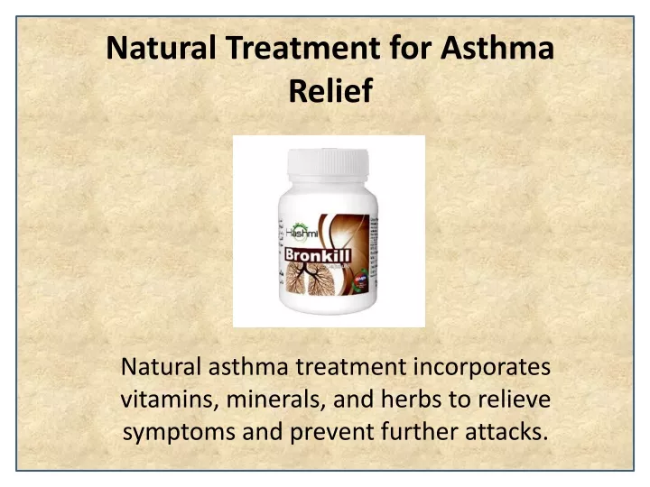 natural treatment for asthma relief