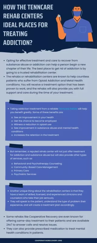 How The Tenncare Rehab Centers Ideal Places For Treating Addiction
