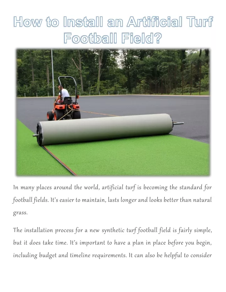 in many places around the world artificial turf