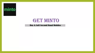 SELLING YOUR USED MOBILE IS MADE EASY WITH MINTO pdf