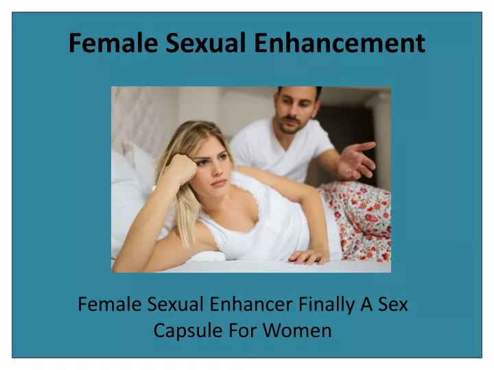 female sexual enhancement