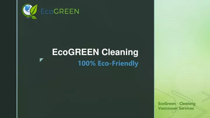 ecogreen cleaning