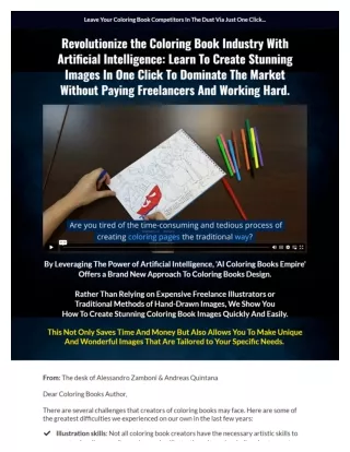 AI Coloring Books Empire - Discover How to Create Stunning Coloring Books with Artificial Intelligence!