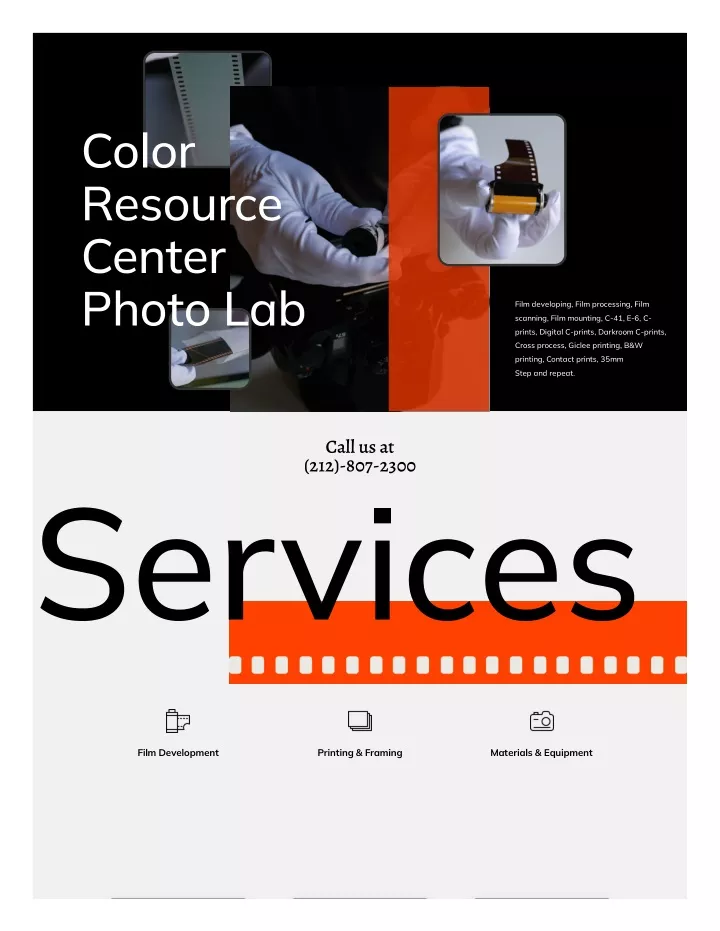 color resource center photo lab