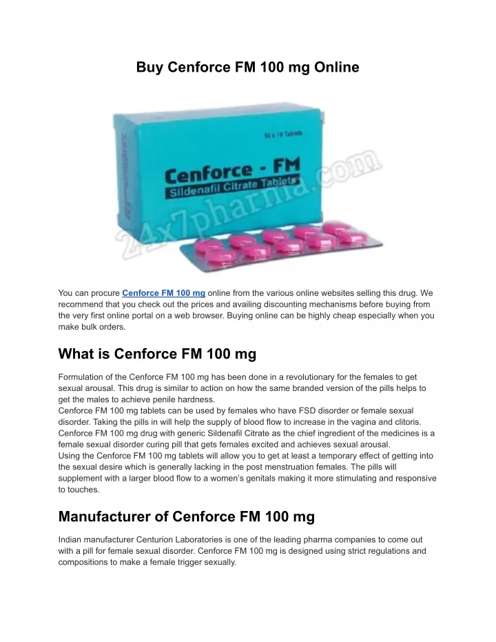 buy cenforce fm 100 mg online