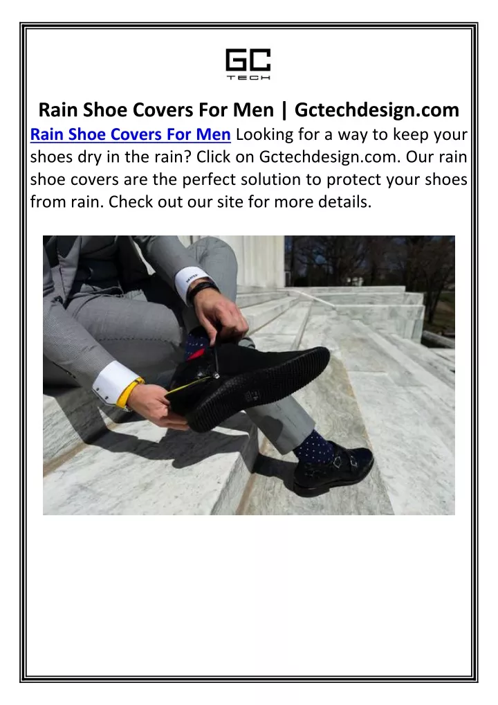 rain shoe covers for men gctechdesign com rain