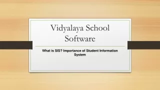 vidyalaya school software