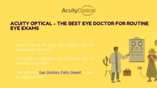 acuity optical the best eye doctor for routine