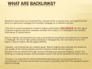 what are backlinks