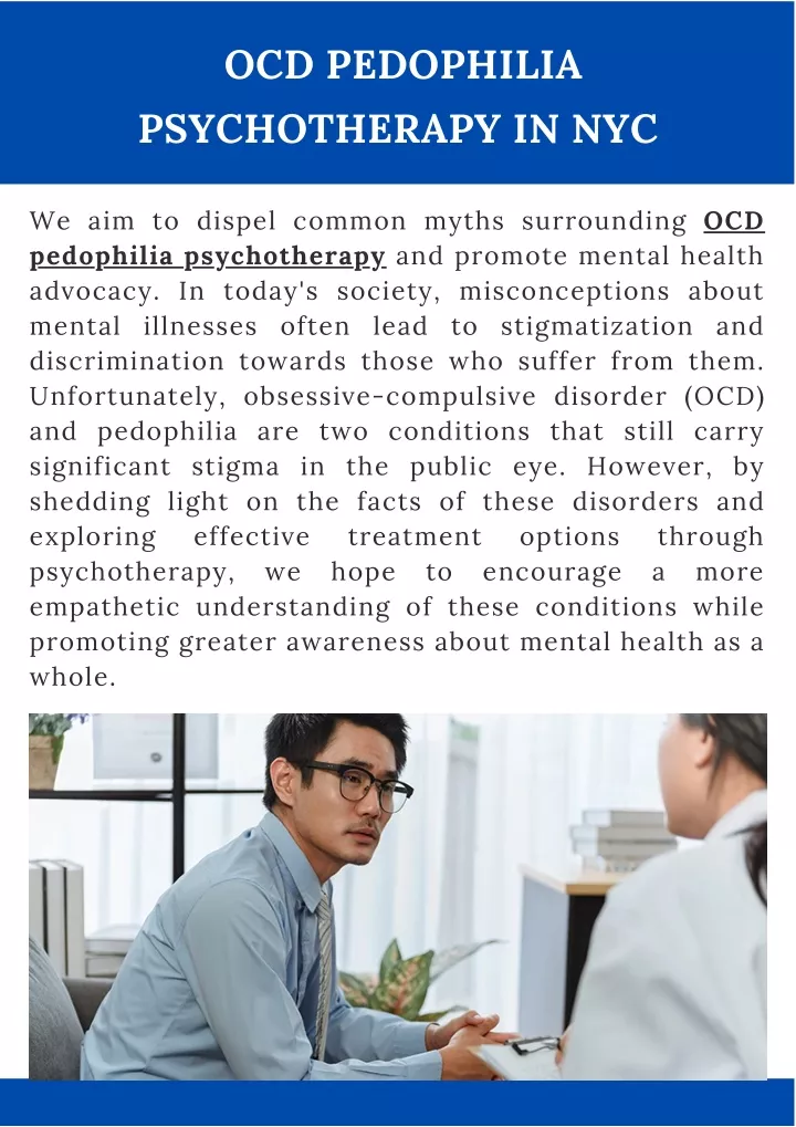 ocd pedophilia psychotherapy in nyc