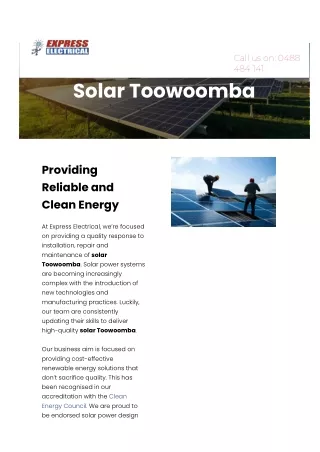 Solar Toowoomba
