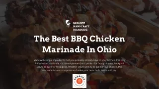The Best BBQ Chicken Marinade In Ohio