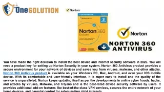 Norton Antivirus Setup