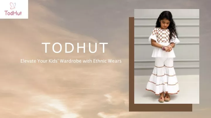 todhut elevate your kids wardrobe with ethnic wears