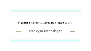 beginner friendly iot arduino projects to try