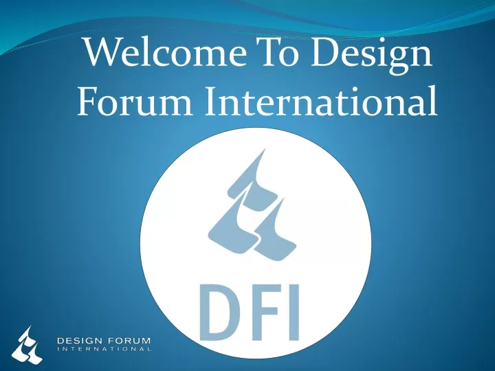 welcome to design forum international