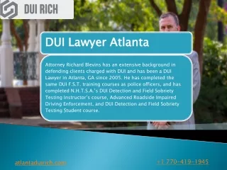 DUI Lawyer Atlanta