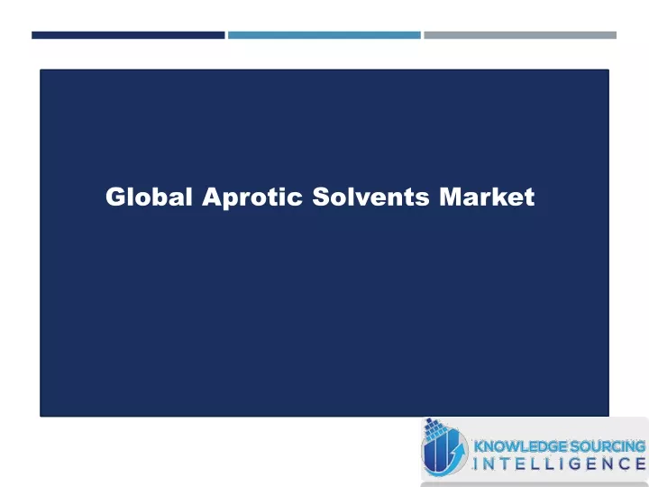 global aprotic solvents market