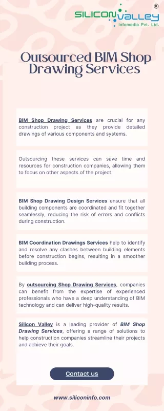 Outsourced BIM Shop Drawing Services