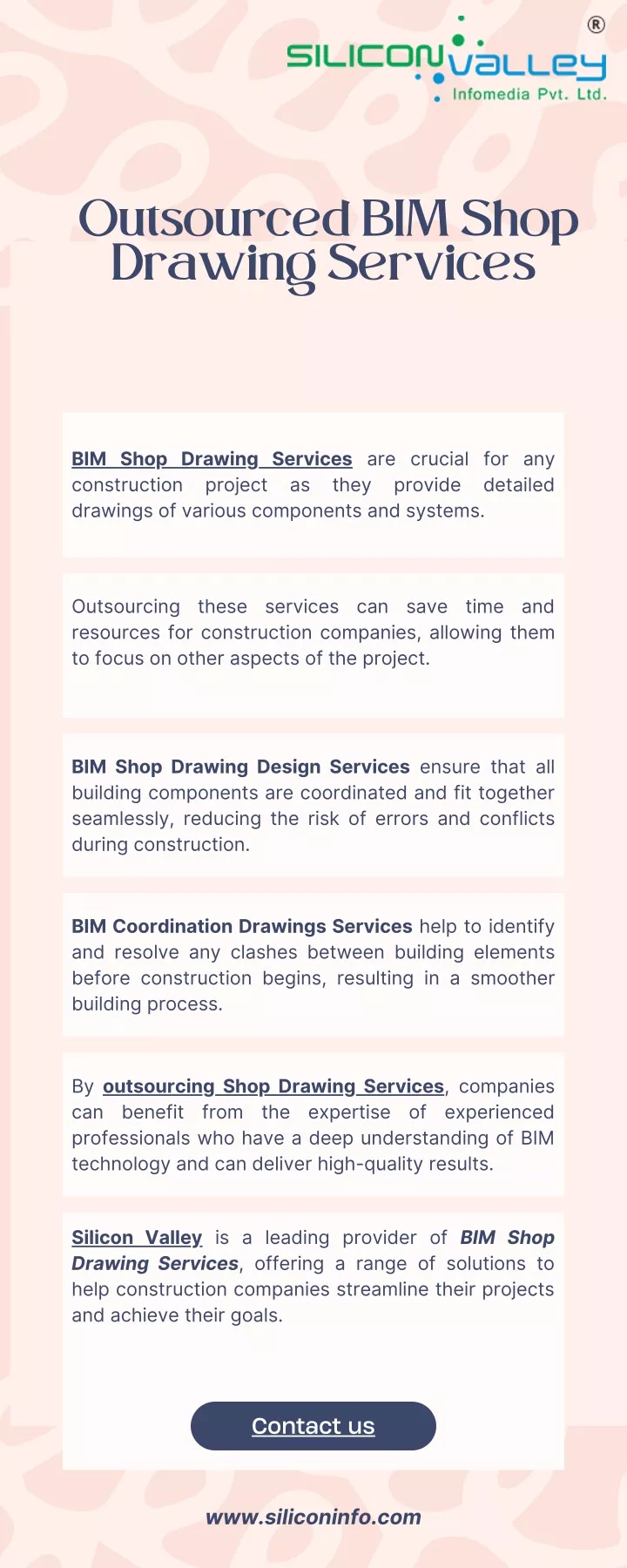 outsourced bim shop drawing services