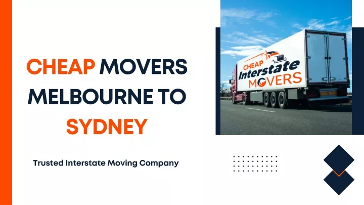 cheap movers melbourne to sydney
