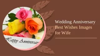 Wedding Anniversary  Best Wishes Images for Wife