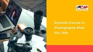 Enroll in Diploma Course in Photography After the 10th