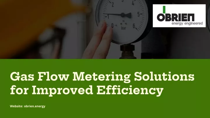 gas flow metering solutions for improved