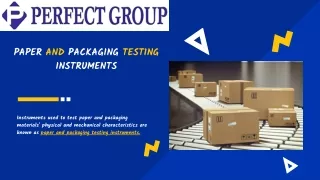 paper and packaging testing instruments