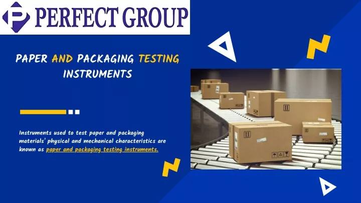 paper and packaging testing instruments