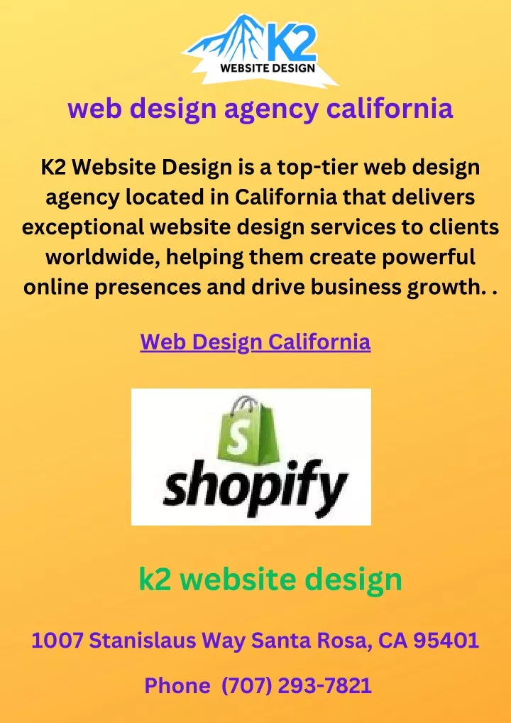 web design agency california