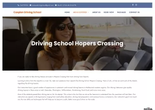 Driving Lessons in Hoppers Crossing - Get Qualified Today