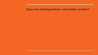 Kann eine Eizellspenderin unfruchtbar werden_