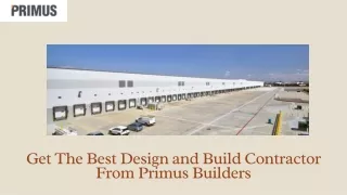 get the best design and build contractor from