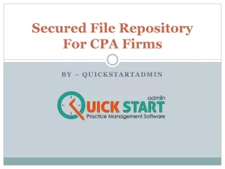 Reliable File repository system for CPAs – QuickstartAdmin