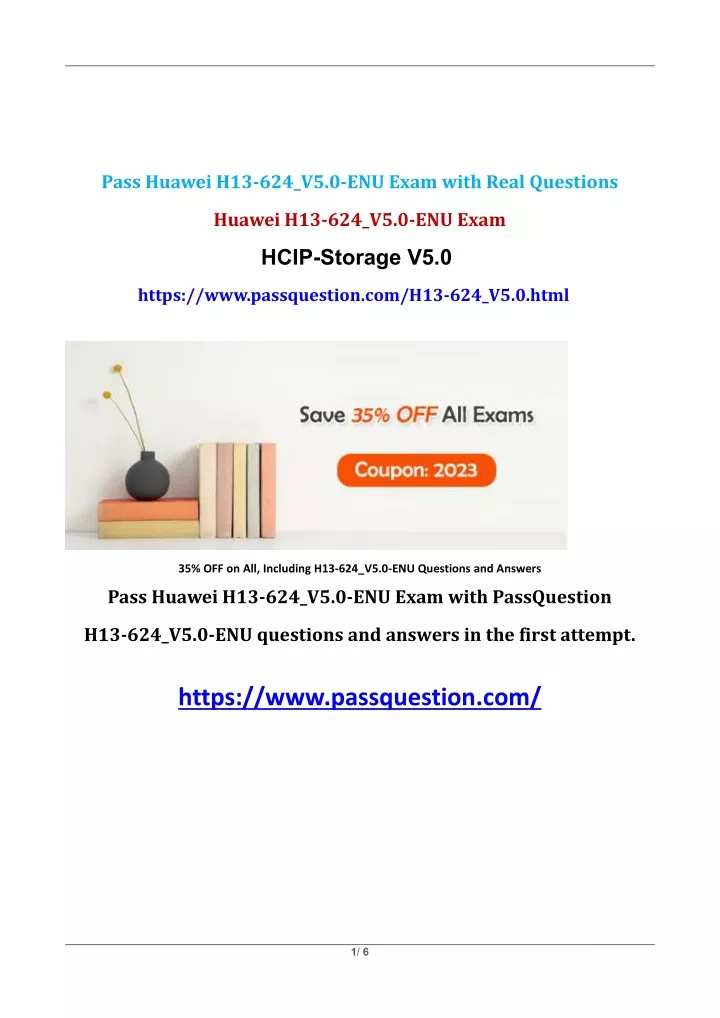 pass huawei h13 624 v5 0 enu exam with real