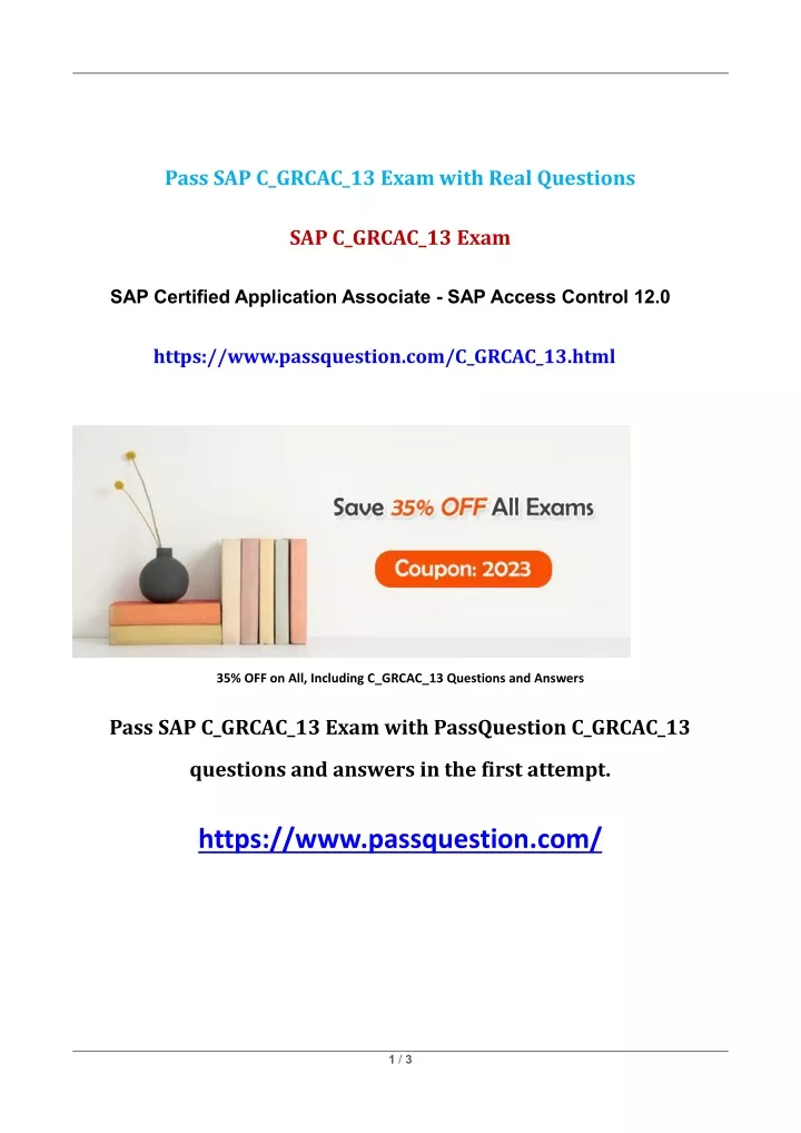 pass sap c grcac 13 exam with real questions