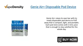 Genie Air  Disposable Pod Device