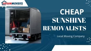 Cheap Sunshine Removalists -  Urban Movers