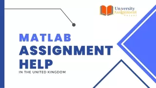 The Best MATLAB Assignment Help In The United Kingdom