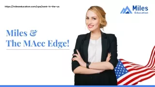 https mileseducation com cpa work in the us