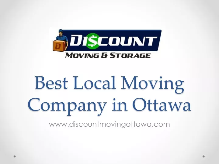 best local moving company in ottawa