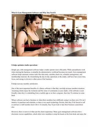 what is gym management software and why you need