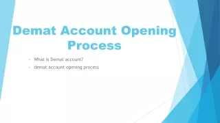 Demat Account Opening Process | Motilal Oswal