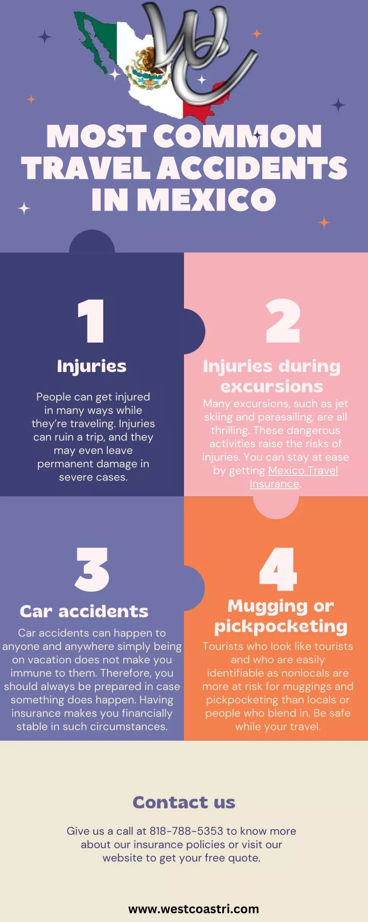 most common travel accidents in mexico