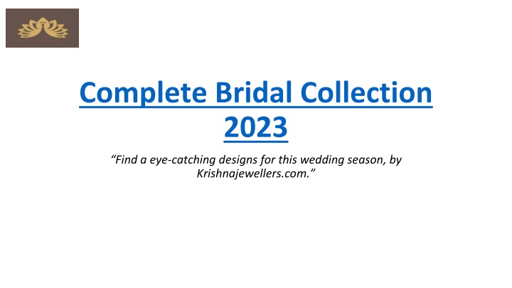 complete bridal collection 2023