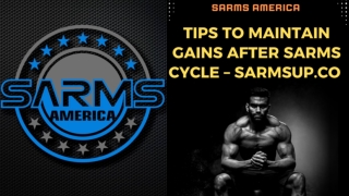 Tips To Maintain Gains After Sarms Cycle — Sarmsup.co
