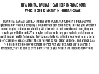 how digital gaurabh can help improve your website