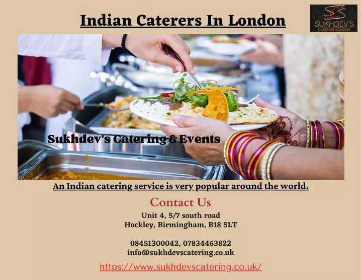 indian caterers in london