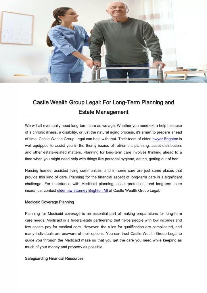 castle wealth group legal for long castle wealth